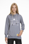 Kız Çocuk Kapüşonlu Yazı Baskılı Sweatshirt Px661.4