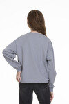 Kız Çocuk Yazı Baskılı Sweatshirt Px341