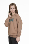 Kız Çocuk Yazı Baskılı Sweatshirt Px341