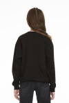 Kız Çocuk Yazı Baskılı Sweatshirt Px341.1